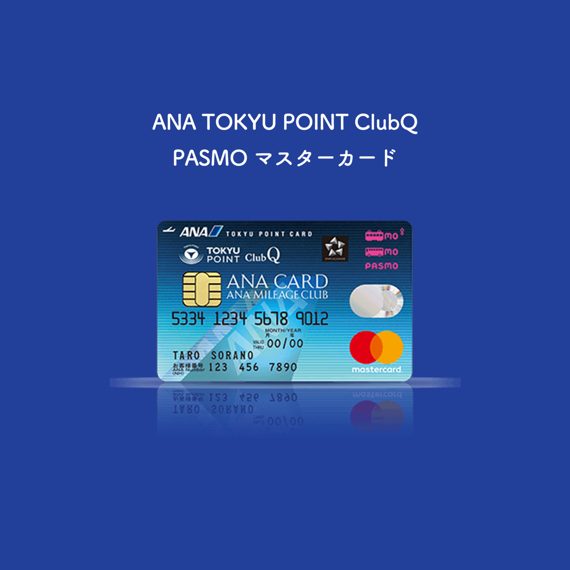 ANA TOKYU POINT ClubQ PASMO マスターカード